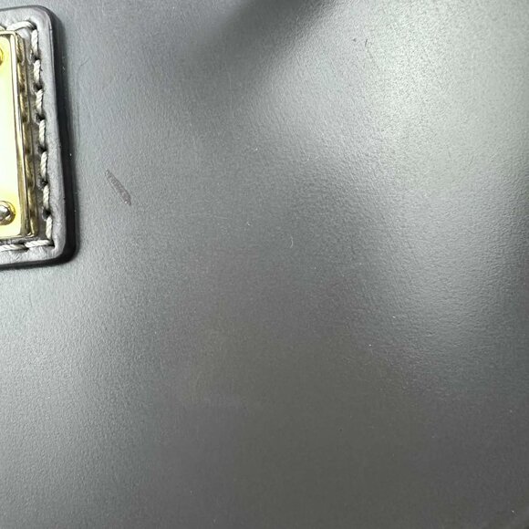 Dooney & Bourke Small Crossbody β Gray Leather with Contrast Stitching - Picture 11 of 12